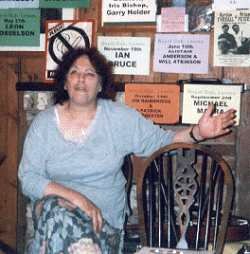 Sheila at Lewes folk club