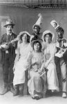 Stage group with mandolins