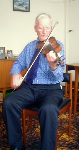 Seán at home.